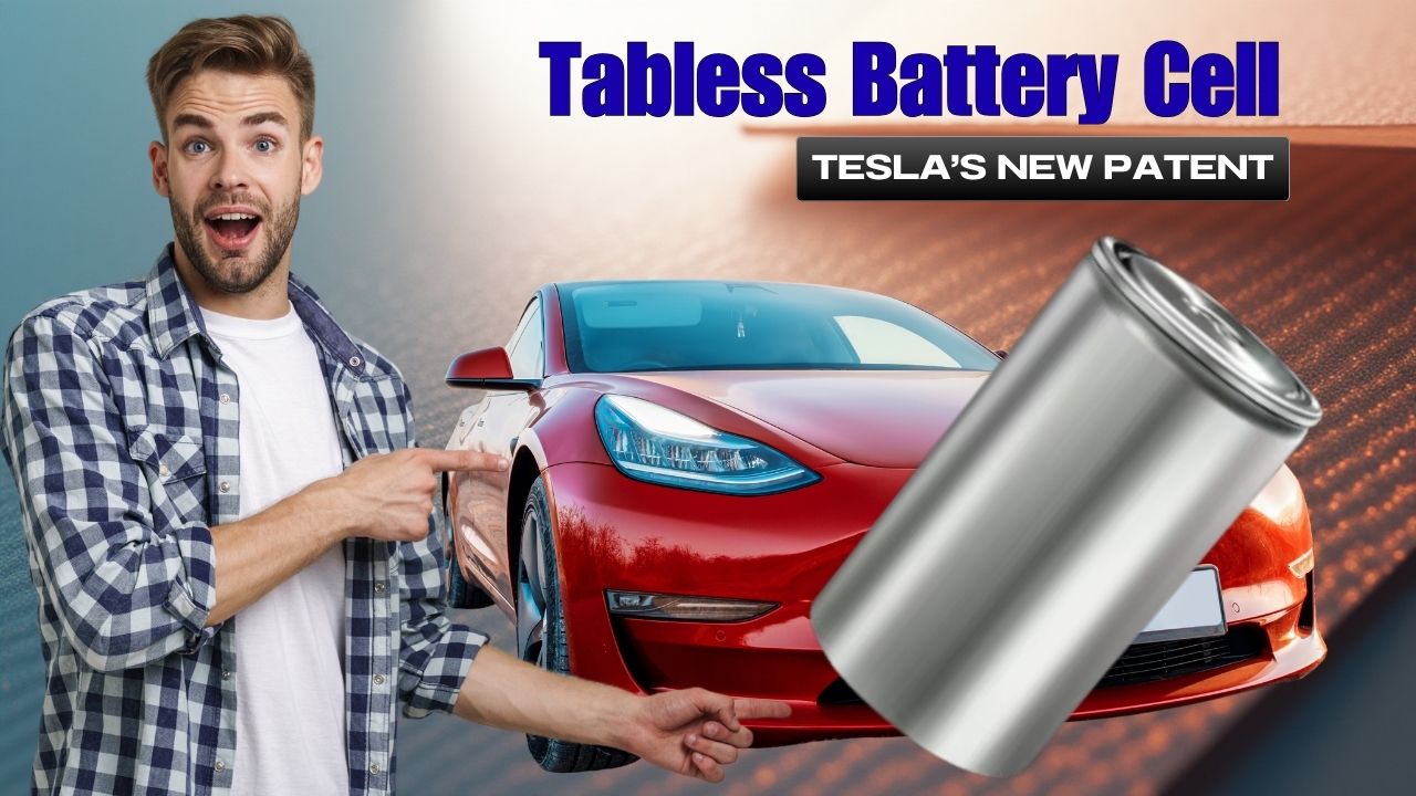 Teslas New Tabless Battery Cell Patent